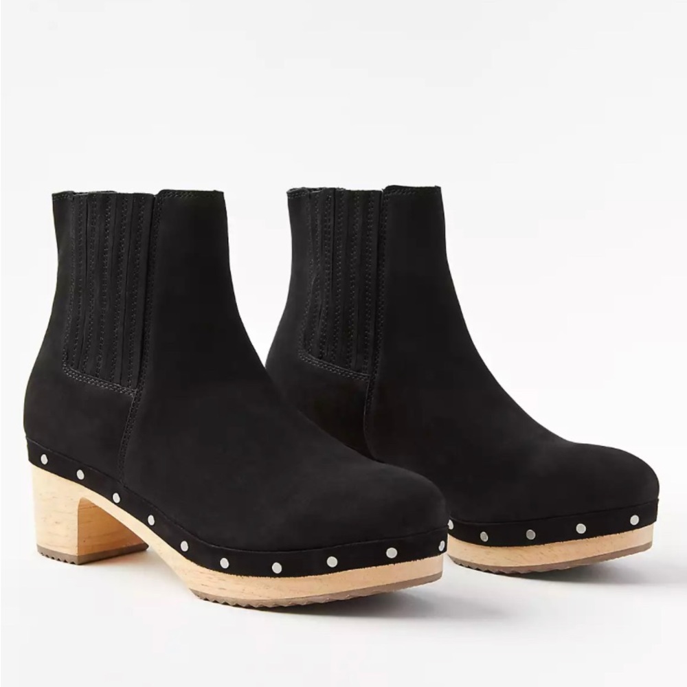 Loft Suede clog boots - new without tags - never worn! Color: Black, Size: 7